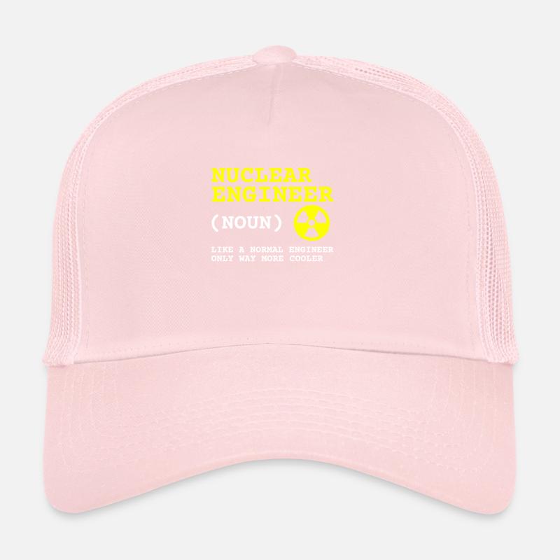 Uranium Fission Nuclear Engineering Theme Trucker Cap