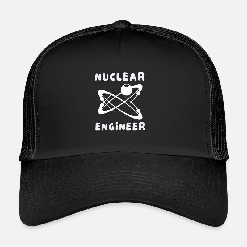 Thème génie nucléaire de la fission de l’uranium Casquette trucker 