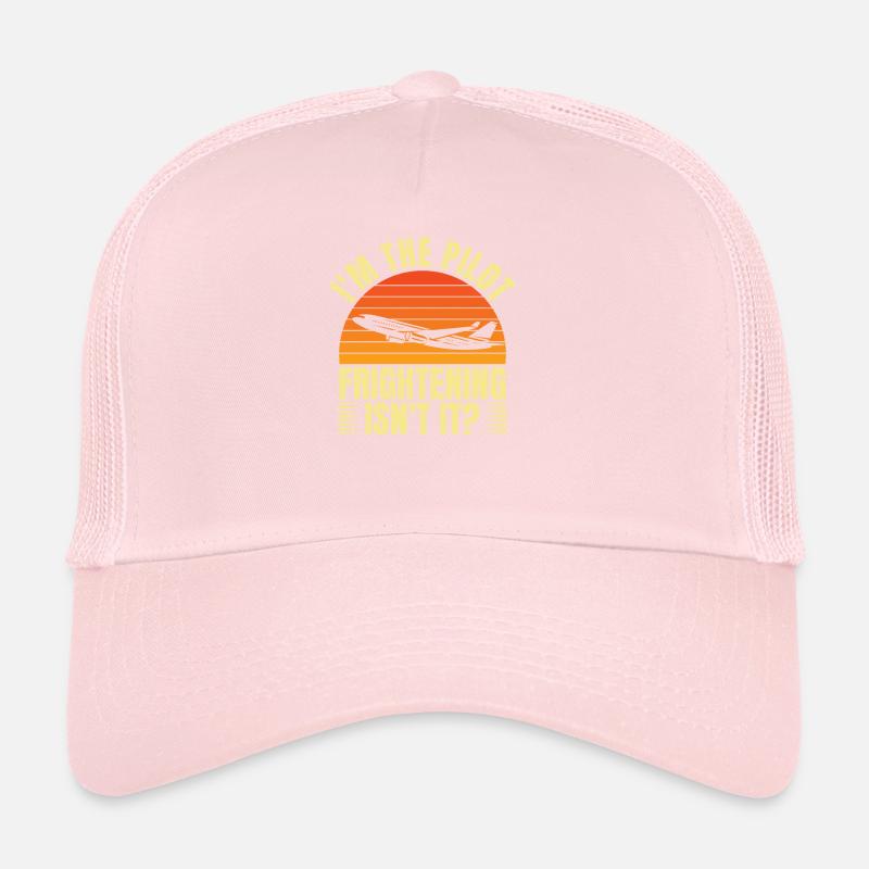 Pilot Captain Saying Airplane Fly Trucker Cap