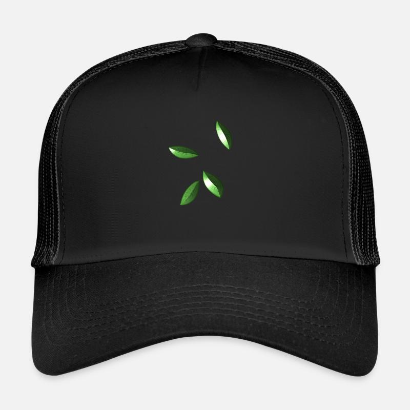 leaves sheet symbol pattern Trucker Cap