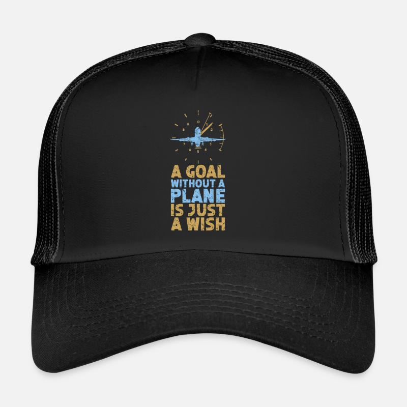 Captain Airline Pilot Jumbo Jet Trucker Cap