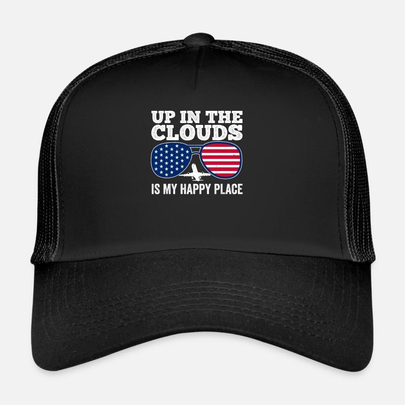 Devis pour les pilotes professionnels volants d’avions rétro Casquette trucker 