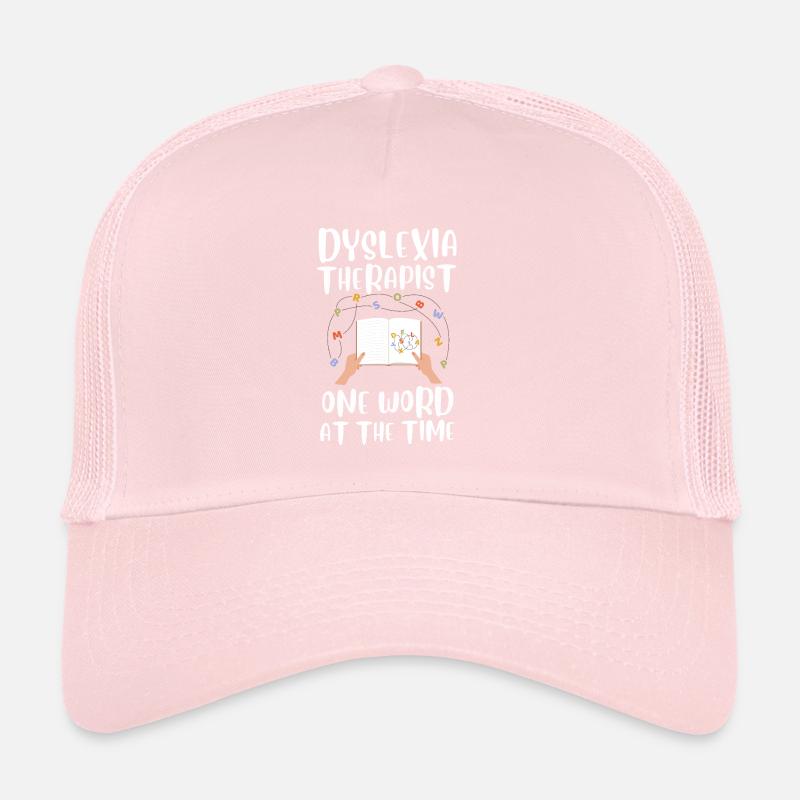 Mois de la sensibilisation à la thérapie de lecture dyslexique, Dyslexie Casquette trucker 