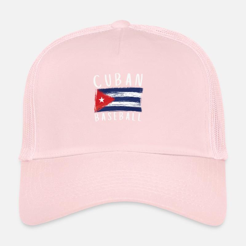 Latino Cuban Cuba Baseball Trucker Cap