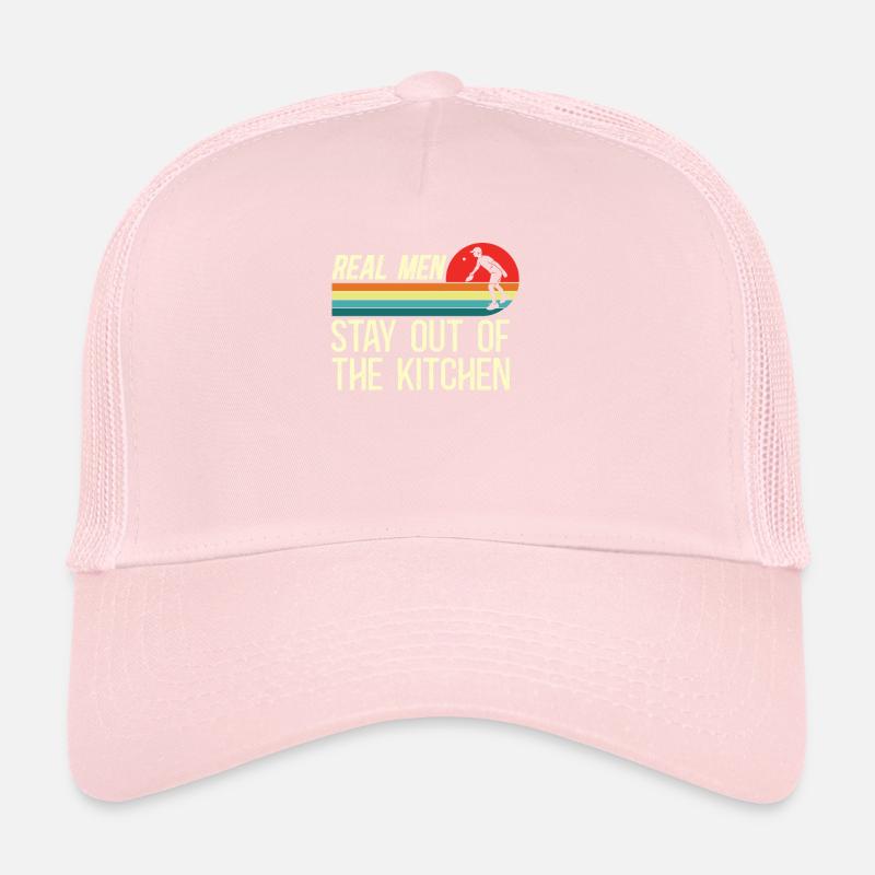 Retro Pickleball Design De vrais hommes Casquette trucker 