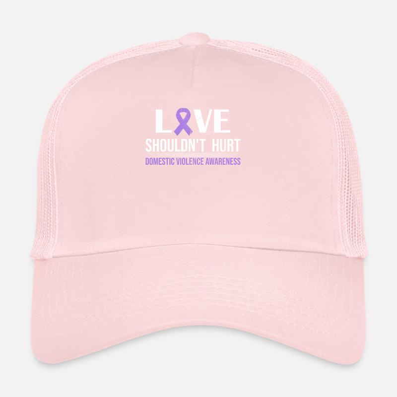 L’amour contre la violence domestique ne devrait pas faire de mal Casquette trucker 
