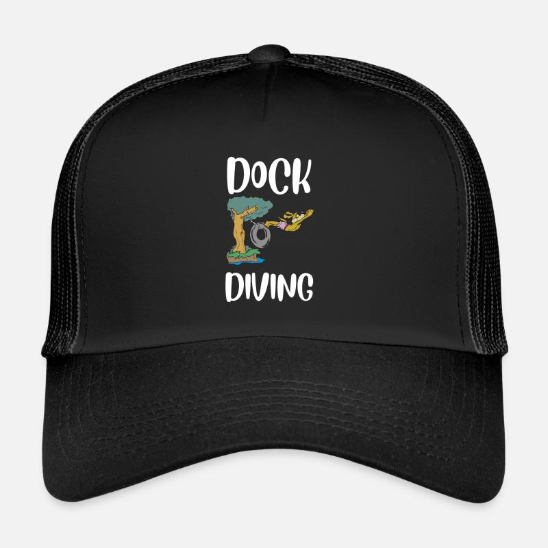 Dock Diving Canine Water Sport Dog Dock Jumping Trucker Cap