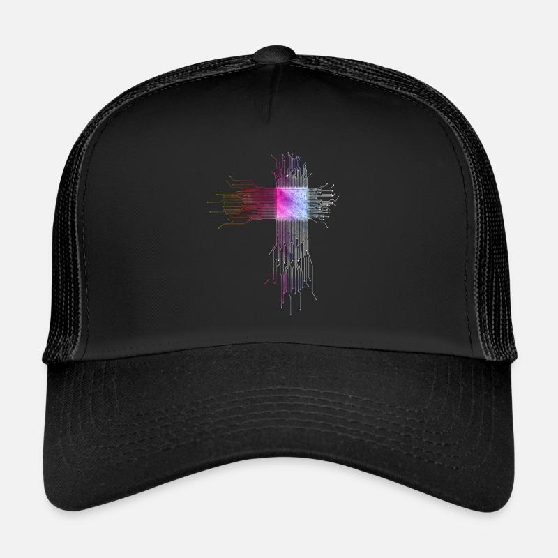 Programmer CPU Motif - Trucker Cap - black/black
