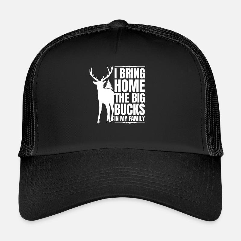 Chasse aux bois de cerf Chasse Saison de chasse Casquette trucker 