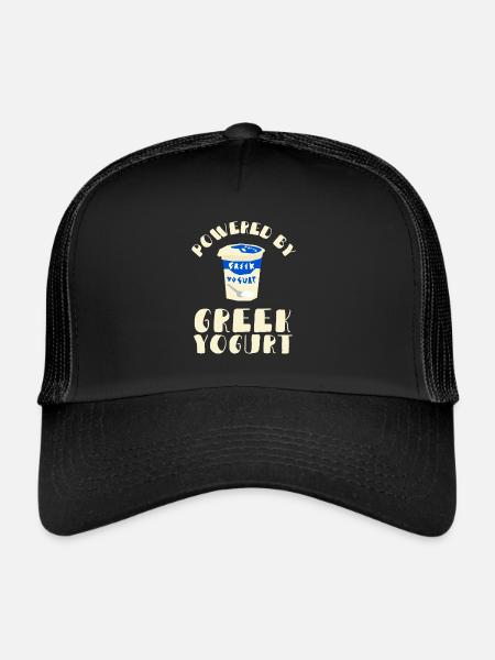 Probiotiques Produits laitiers, Yogourt glacé - Casquette trucker  - noir/noir - Devant