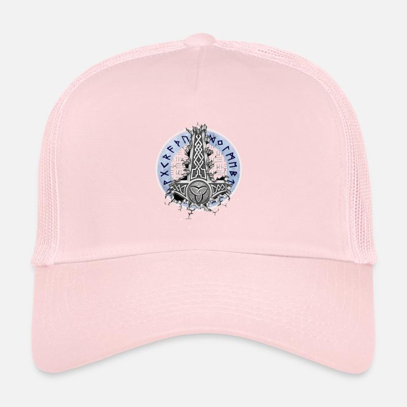 Runen nordisch mysthisch Wikinger Walhalla Symbol Trucker Cap