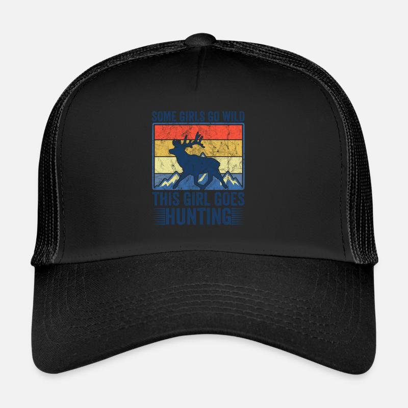 Hirschjagd Jägerin Spruch Jagd Trucker Cap