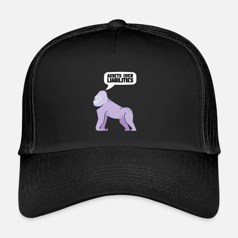 Actifs sur passifs Entrepreneur comptable Casquette trucker 