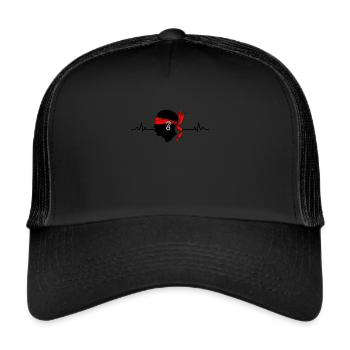 Corse Corsu Corssica 2B Head De Maure Corsica - Casquette trucker  - noir/noir - Devant