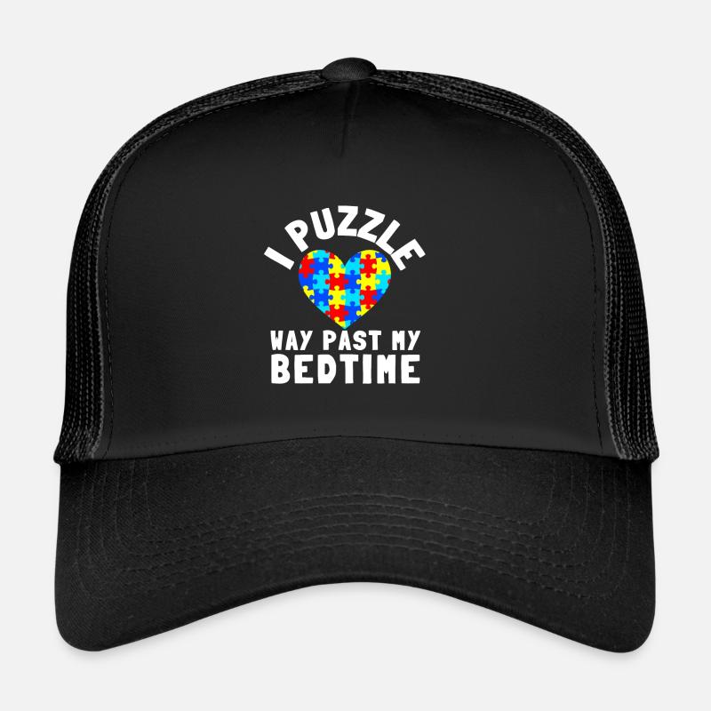 Puzzle Queen - Je passe devant mon heure de coucher Casquette trucker 