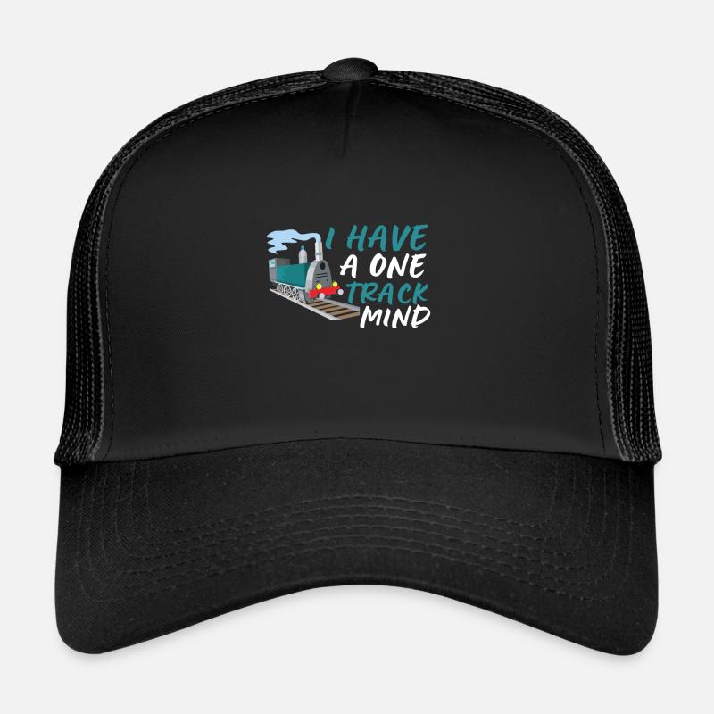 Steam Locomotive - I Have A One Track Mind Train Trucker Cap