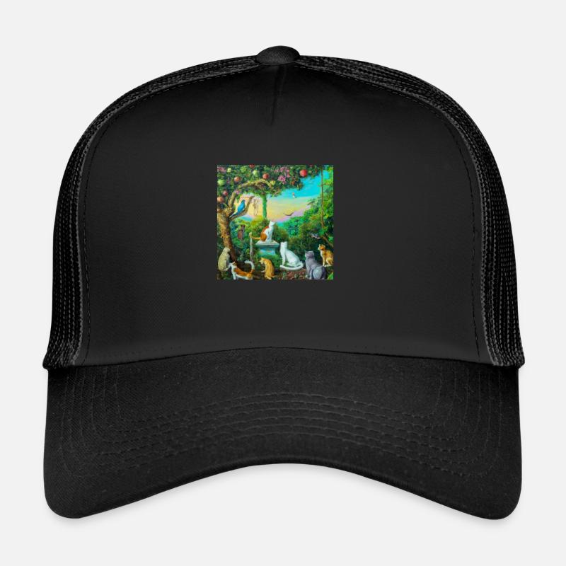 Histoire de l’art du chat Casquette trucker 