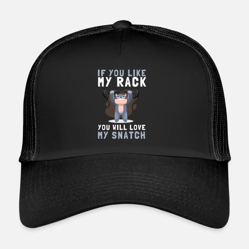 Weight Lifting Power Snatch Trucker Cap