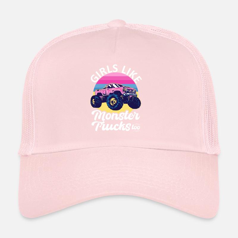 Mädchen Mögen Monstertrucks Auch Mädchen Monster Trucker Cap