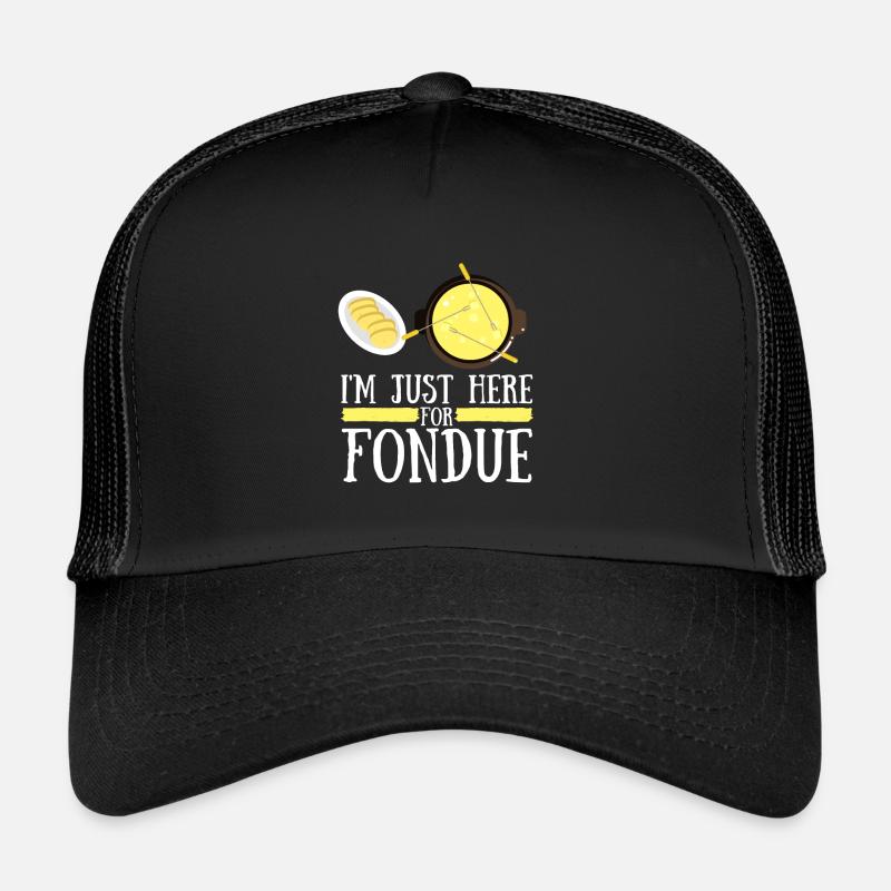 Fondue au fromage suisse Casquette trucker 