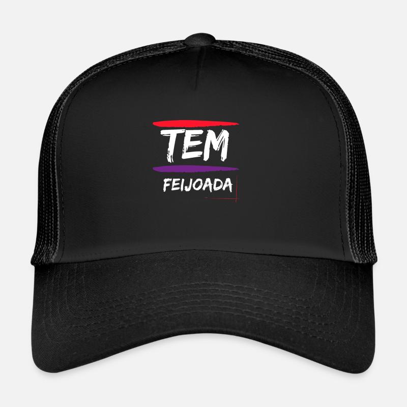 Brésil Ragoût de haricots de porc brésilien Feijoada Casquette trucker 