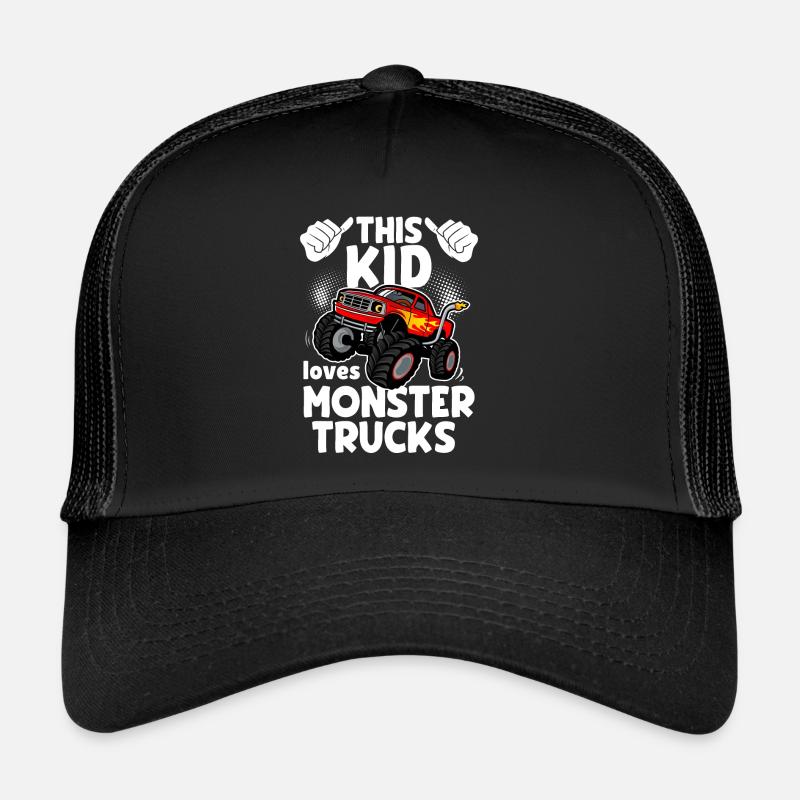 Dieses Kind Liebt Monstertrucks Trucker Cap