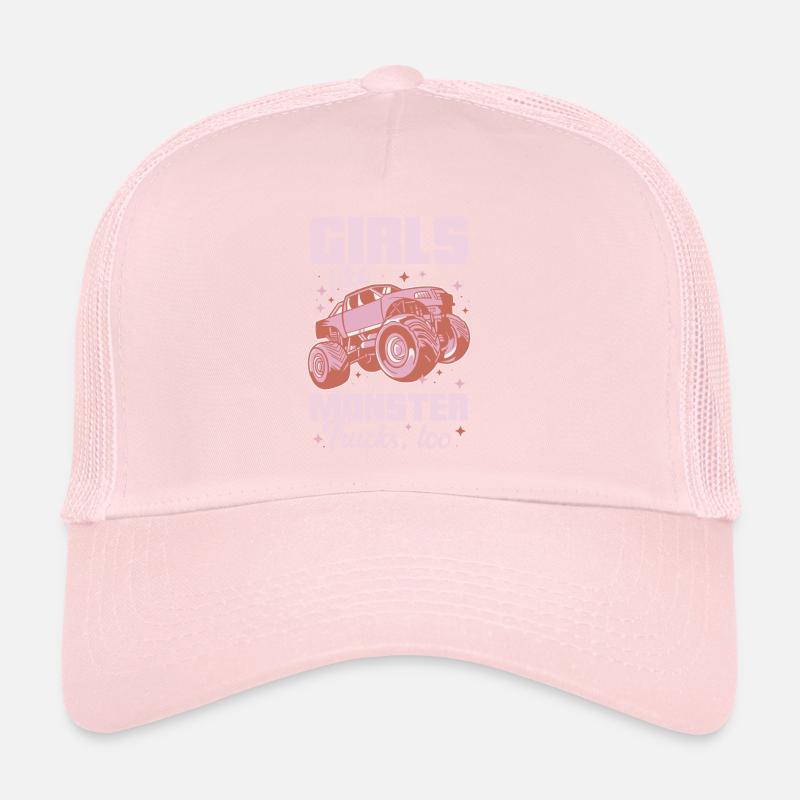 Mädchen Mögen Monstertrucks Auch Mädchen Monster Trucker Cap
