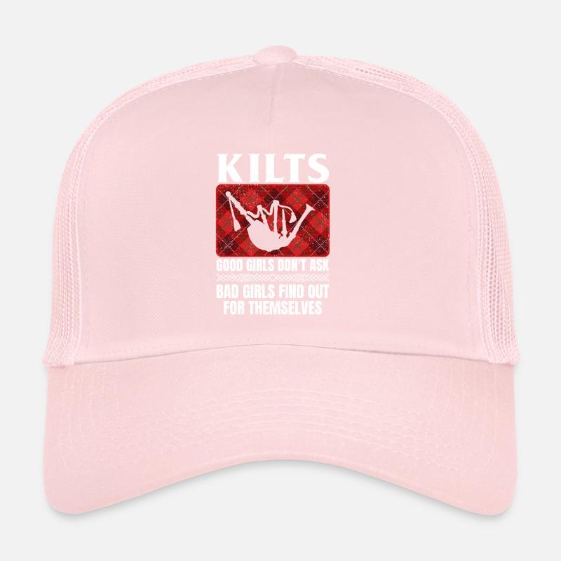 Kilt écossais disant jupe écossaise Écosse Casquette trucker 