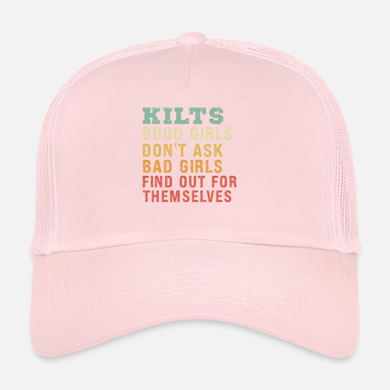 Kilt écossais disant jupe écossaise Écosse Casquette trucker 