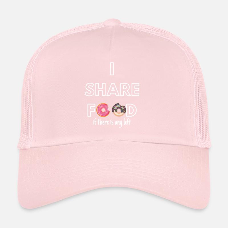 JE PARTAGE DE LA NOURRITURE Casquette trucker 