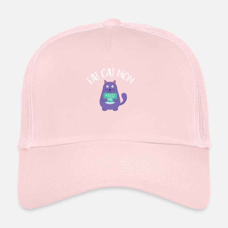 Obésité du gros chat Casquette trucker 