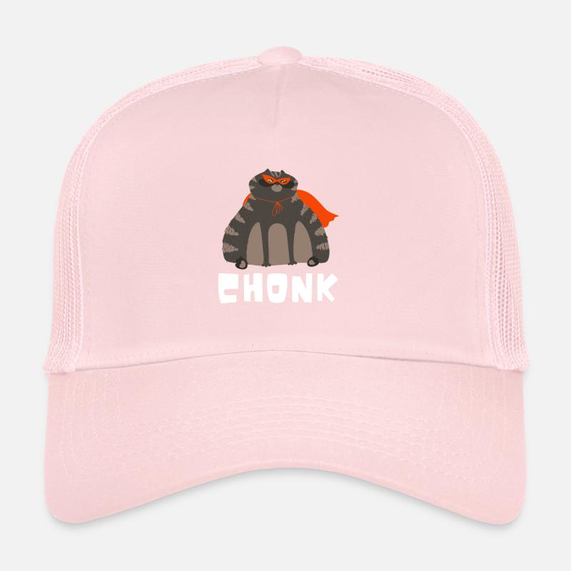 Obésité du gros chat Casquette trucker 