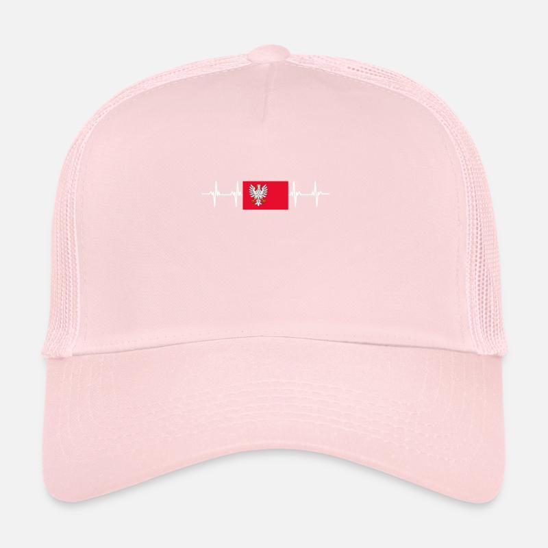 Pologne Mazovie Drapeau Casquette trucker 
