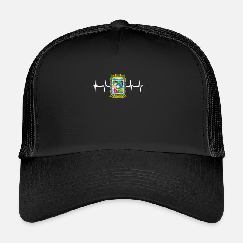 Drapeau mexicain mexicain Puebla Casquette trucker 