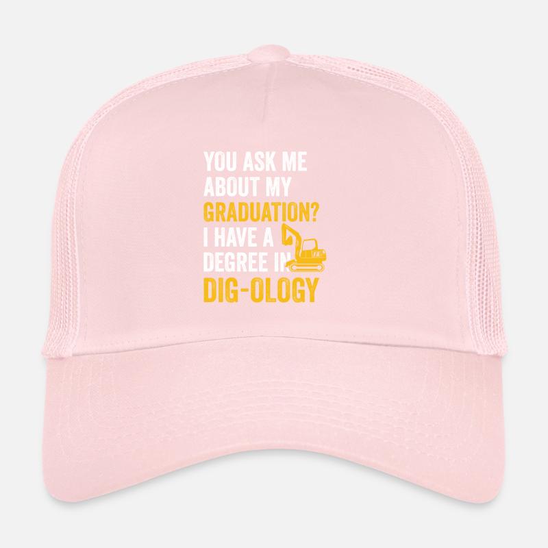 Retro Excavator Saying Excavator Driver Construction Site Trucker Cap