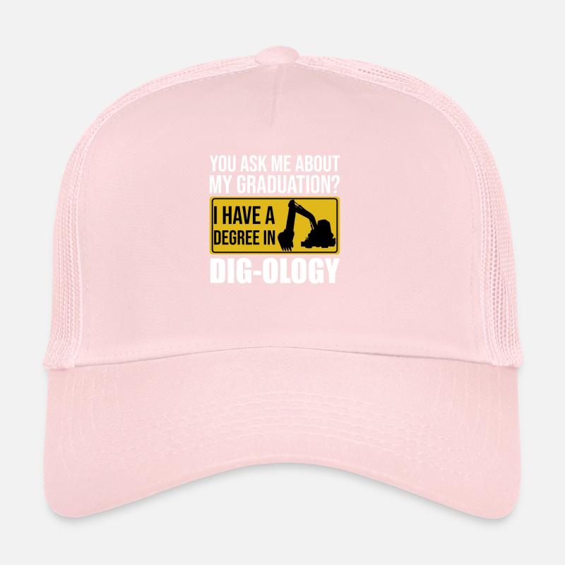 Retro Excavator Saying Excavator Driver Construction Site Trucker Cap