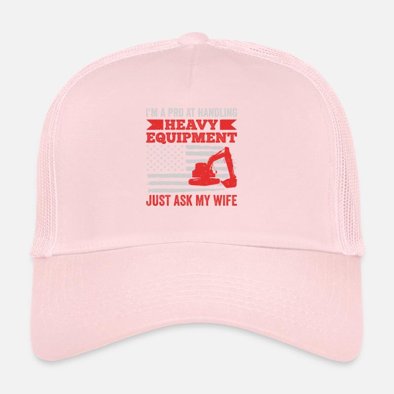 Retro Bagger Spruch Baggerfahrer Baustelle Trucker Cap
