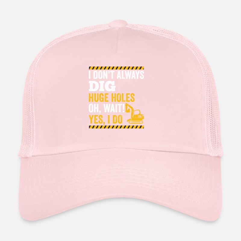 Retro Excavator Slogan Excavator Driver Construction Site Trucker Cap