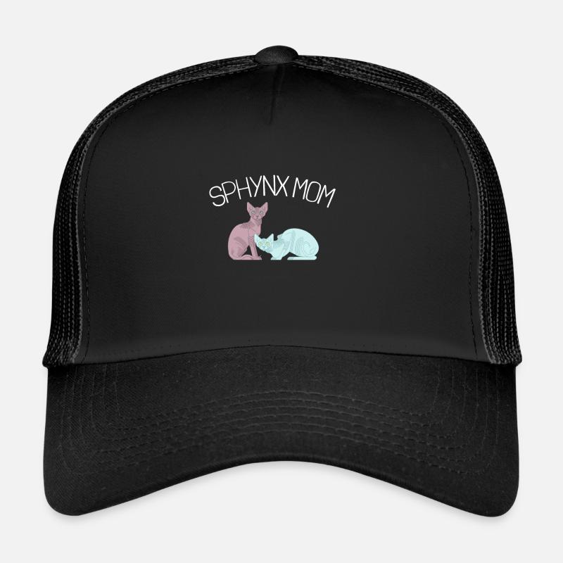 Sphynx Maman Chat Sans Poils Propriétaire de Chat Casquette trucker 