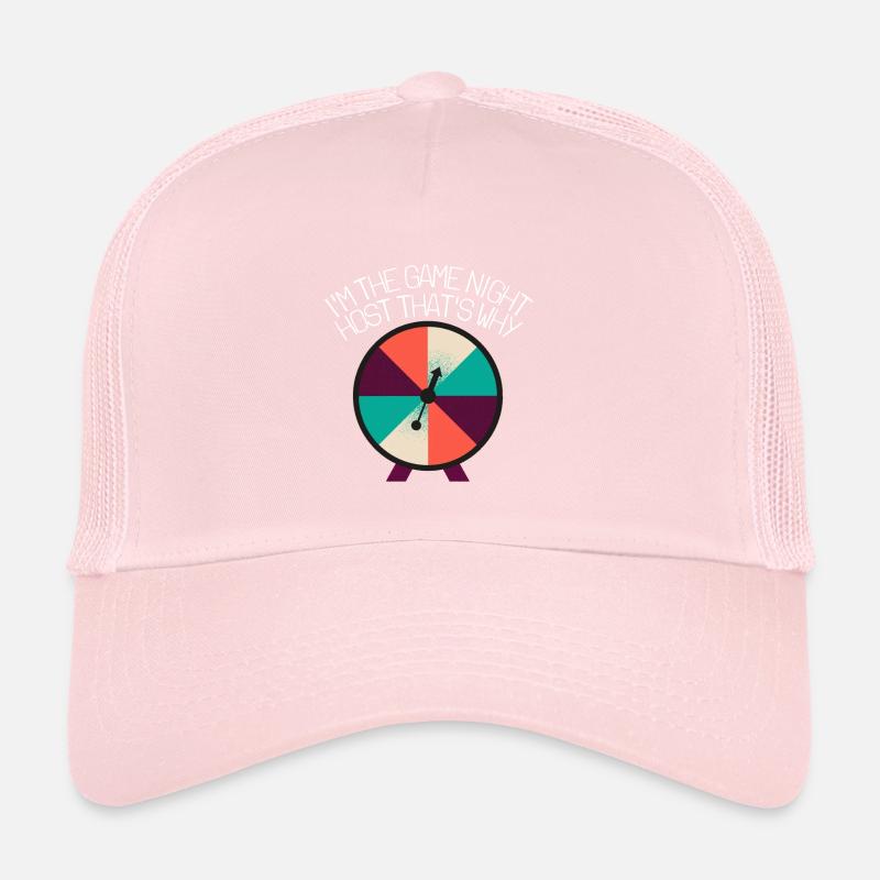 Soirée de jeu L’hôte pose une question Soirée de jeu Casquette trucker 