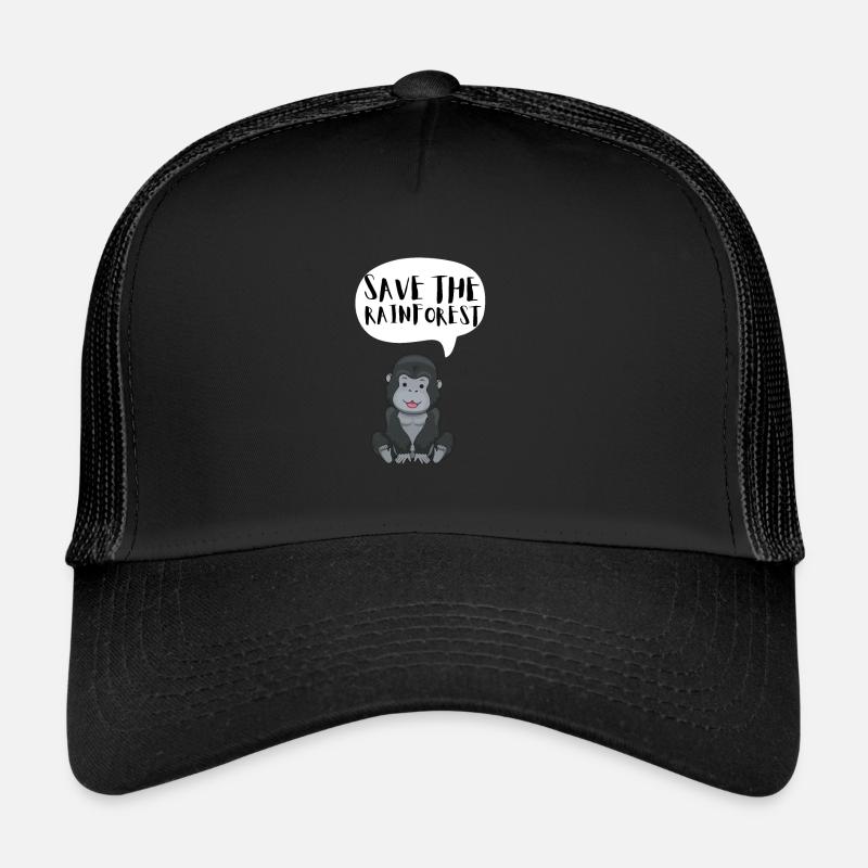 Save The Rainforest - Trucker Cap - black/black