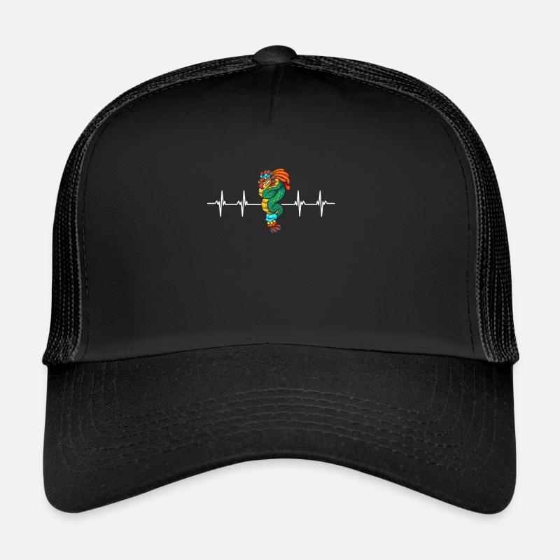 Calendrier aztèque - Quetzalcoatl Casquette trucker 