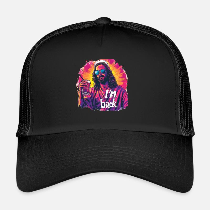 Jesus Christ Easter, I'm Back Party Trucker Cap