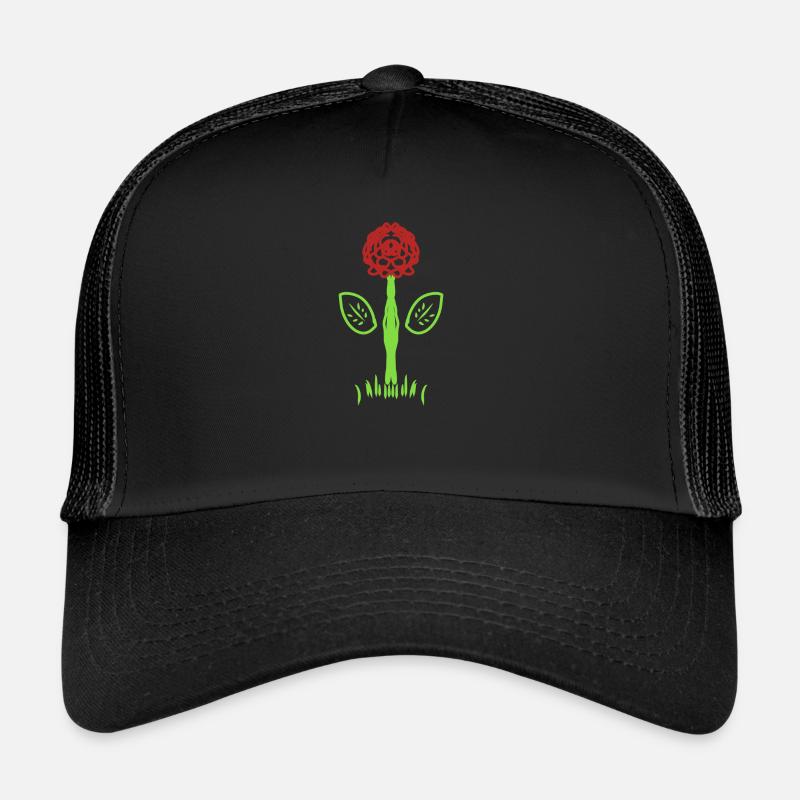 Fleur, Rose, Symbole, Forme, Plante Casquette trucker 