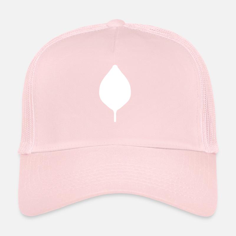 Feuille de plante verte Symbole de la nature Casquette trucker 