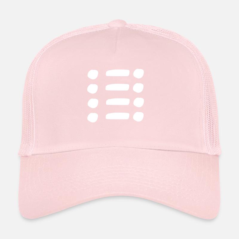 Line, dots, dot, shape, symbol Trucker Cap