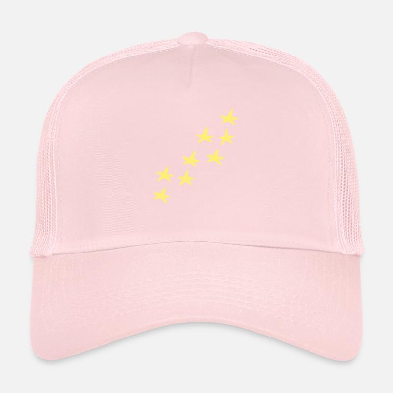 sterne muster gelb stern symbol form Trucker Cap