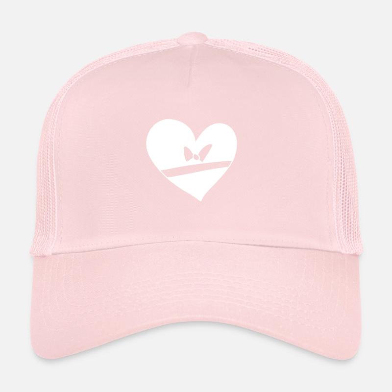 Symbole Coeur Love Loop Line Casquette trucker 