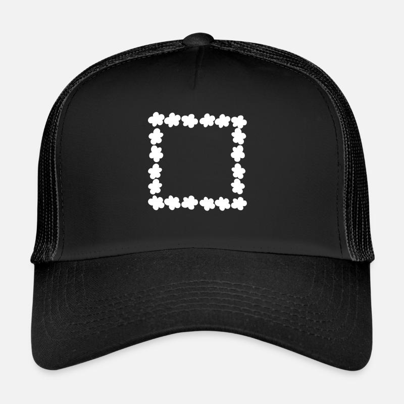 blumen blüte pflanze rahmen Trucker Cap