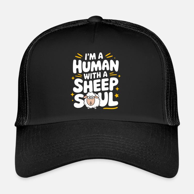 Sheep Sheep Farmer Lamb Farmer Trucker Cap